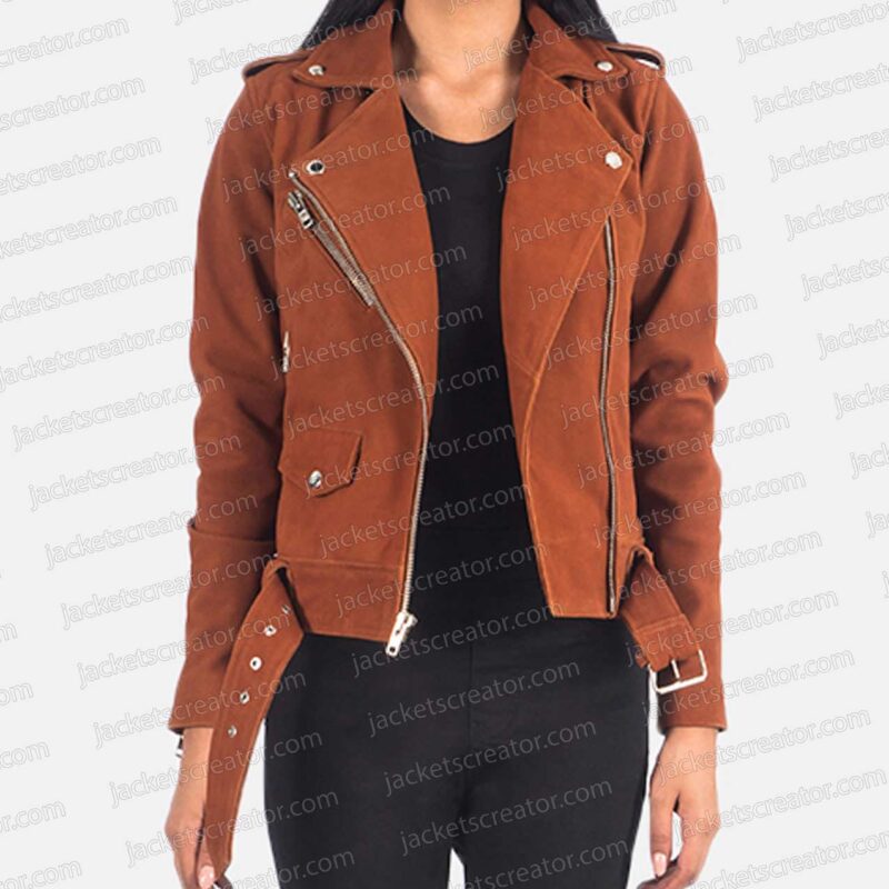 Riverdale Season 6 Erinn Westbrook Brown Suede Jacket