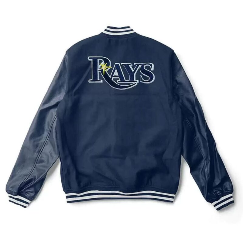 Tampa Bay Rays Blue Letterman Jacket