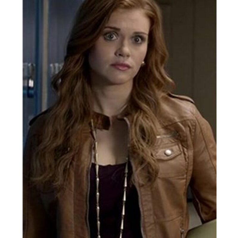 Teen Wolf S02 Holland Roden Brown Leather Jacket