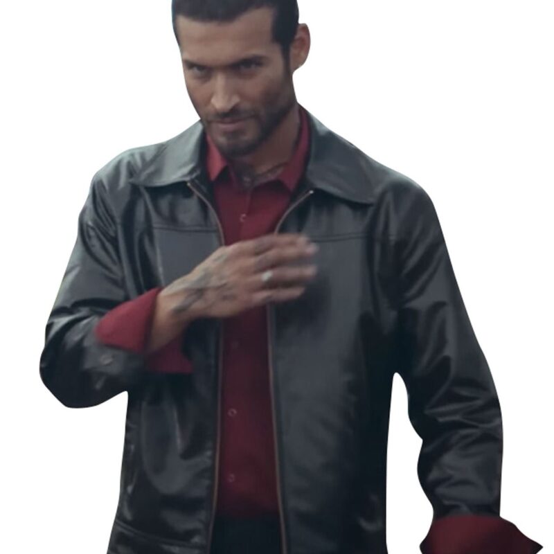 The Accidental Narco Edgar Vittorino Leather Jacket