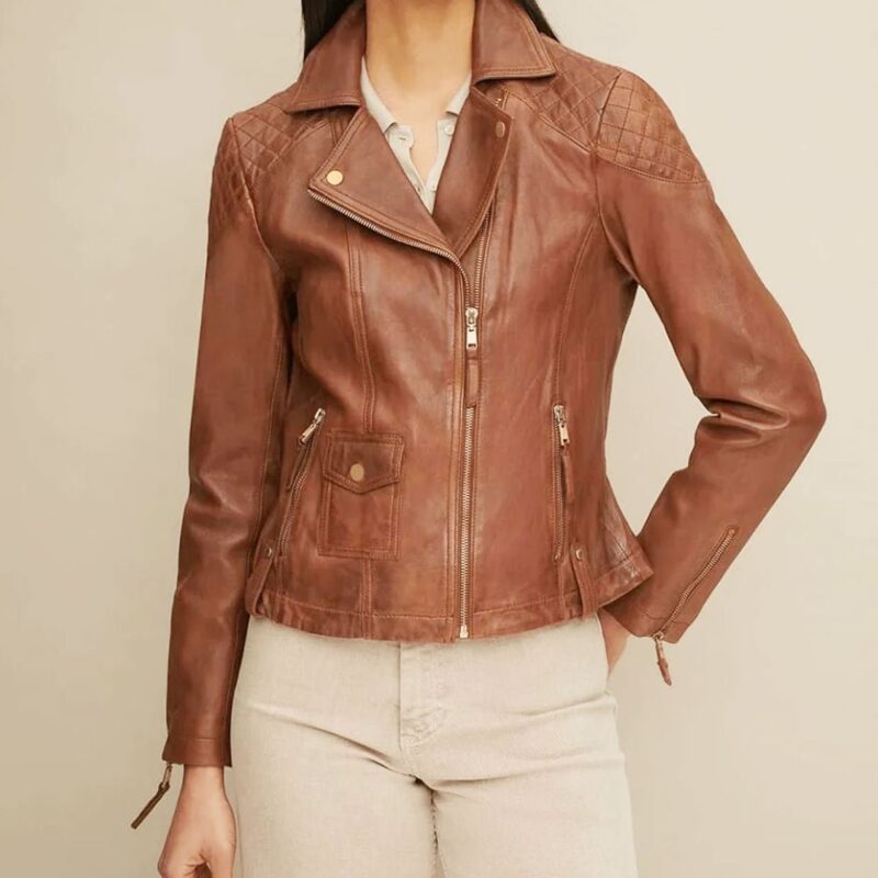 Jojo Fletcher The Bachelorette Season 12 Brown Leather Jacket