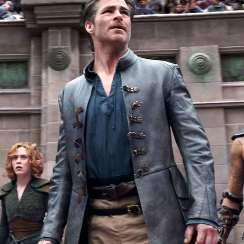 Chris Pine Dungeons & Dragons Honor Among Thieves Leather Jacket