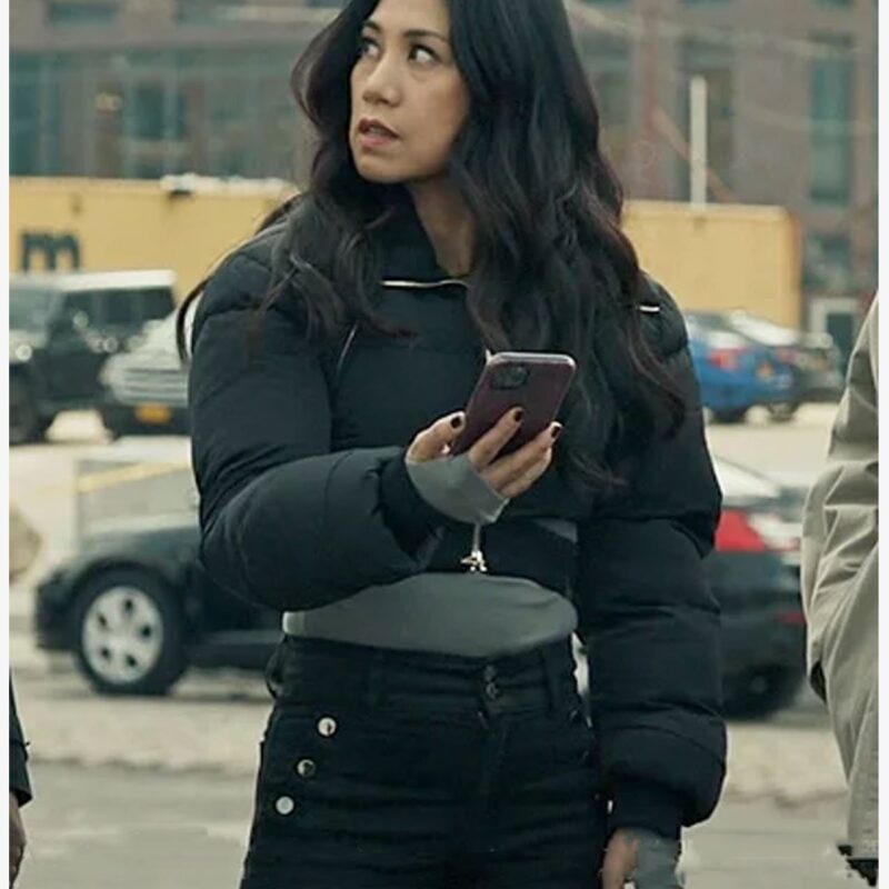 The Equalizer S03 Liza Lapira Cropped Puffer Jacket