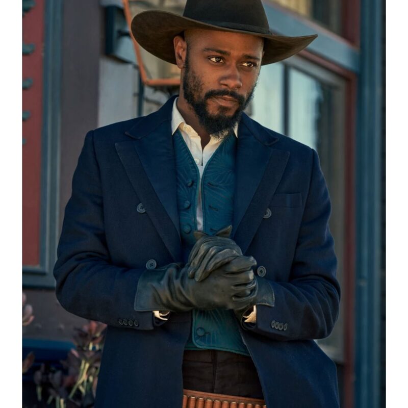 The Harder They Fall Lakeith Stanfield Double Breasted Coat
