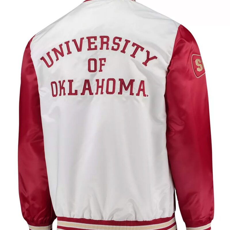 The Legend Oklahoma Sooners White and Crimson Jacket