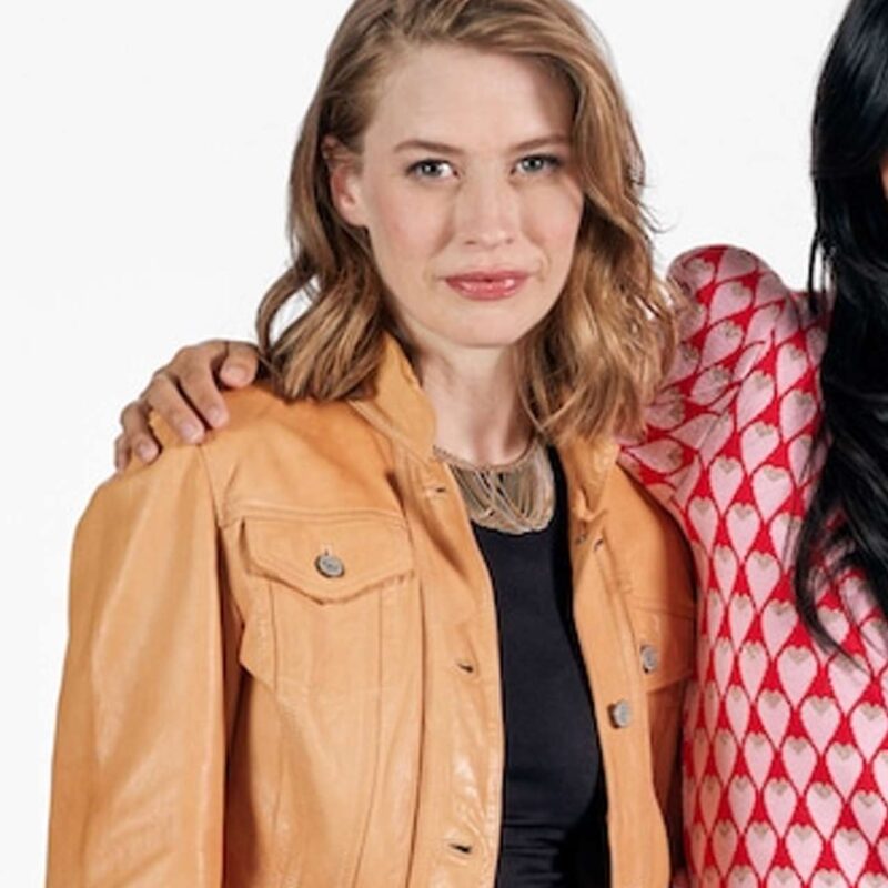 The Love Club Camille Stopps Leather Jacket