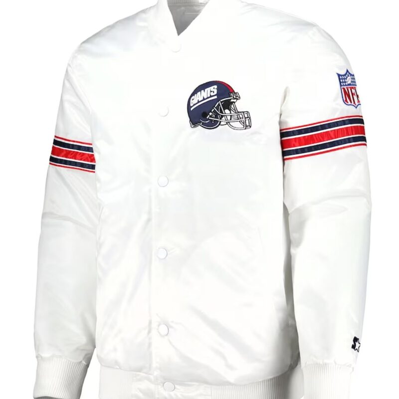 New York Giants The Power Forward White Jacket