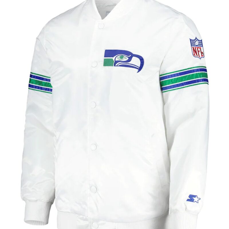 Seattle Seahawks The Power Forward White Jacket