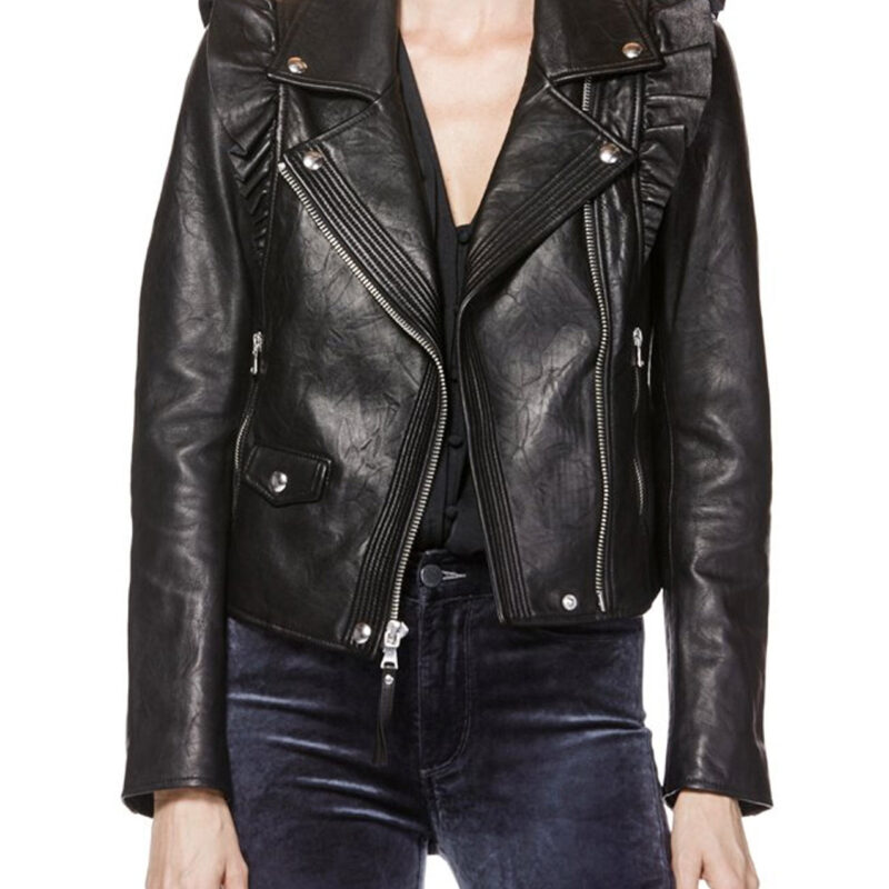 Jackie Goldschneider The Real Housewives of New Jersey Moto Leather Jacket