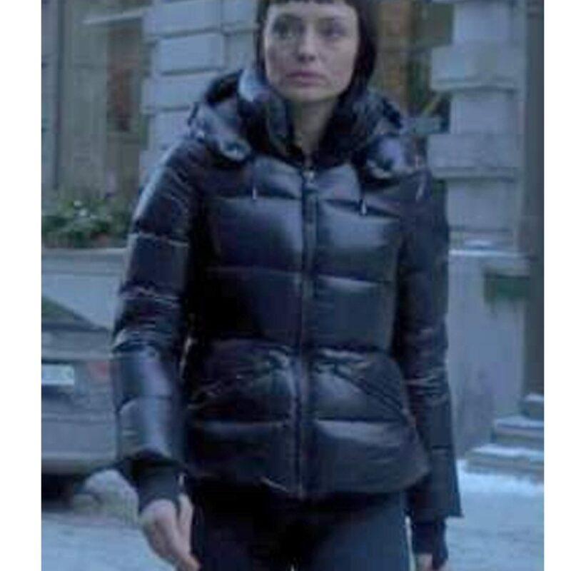 The Recruit Laura Haddock Puffer Jacket