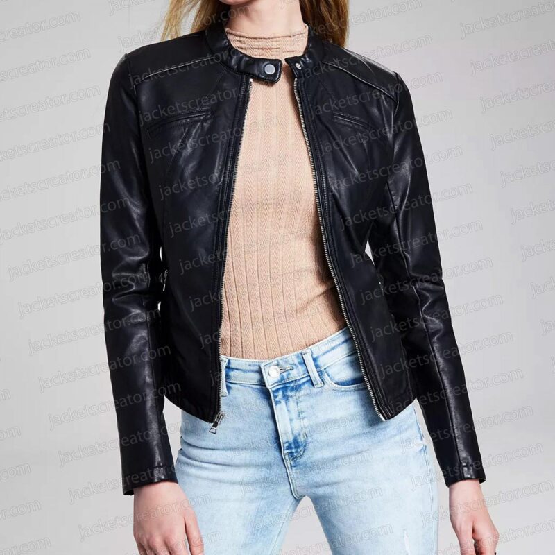 The Rookie Feds Jordana Brewster Leather Jacket