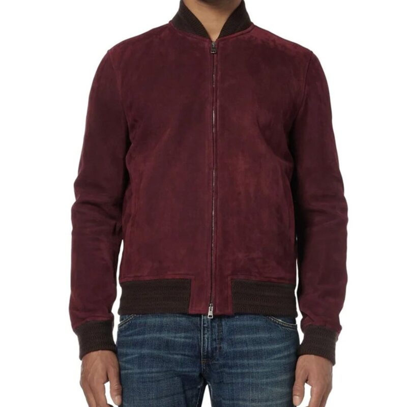 The Slap Zachary Quinto Burgundy Bomber Jacket