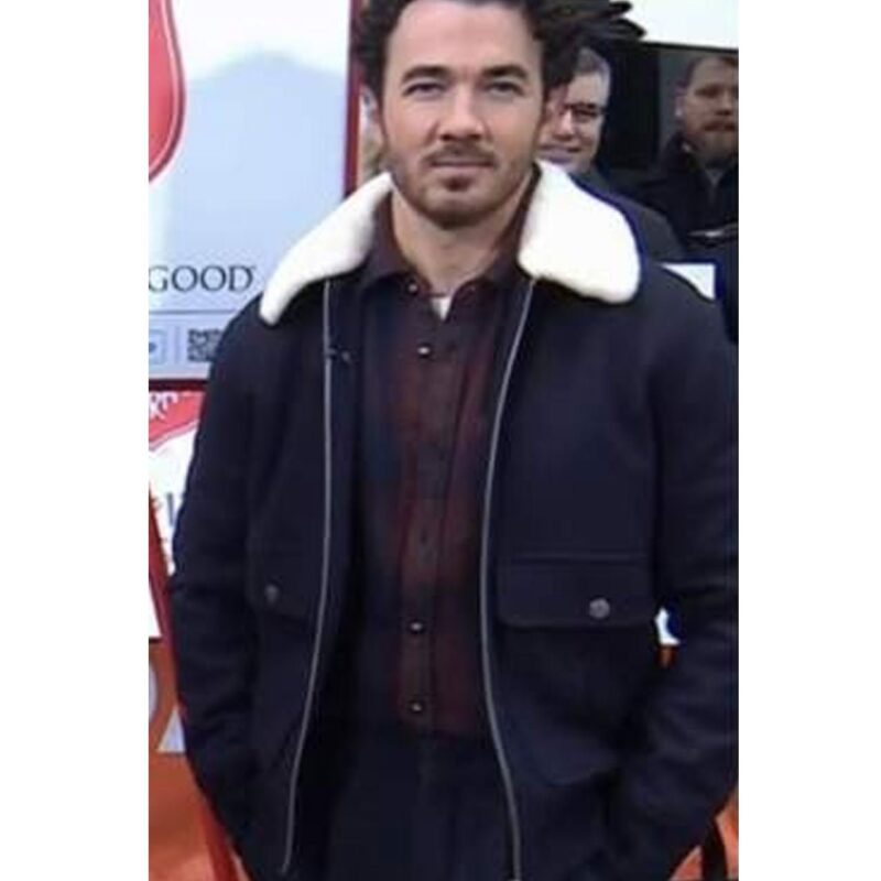 Kevin Jonas The Today Show Navy Blue Jacket