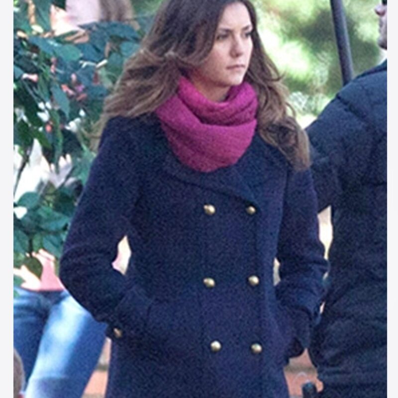 The Vampire Diaries S06 Nina Dobrev Peacoat