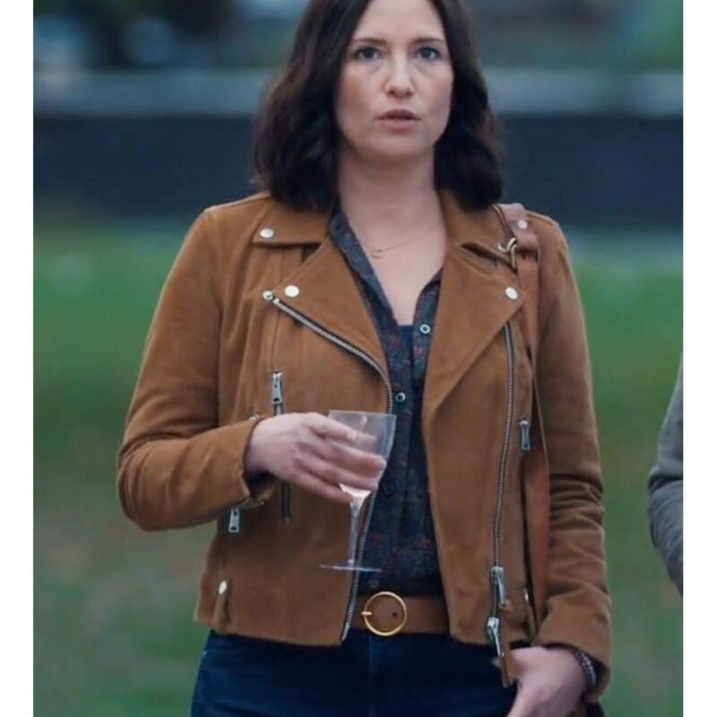 Chyler Leigh The Way Home Suede Jacket