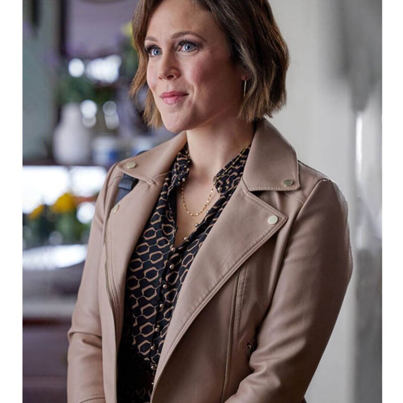 The Wedding Cottage Erin Krakow Leather Jacket