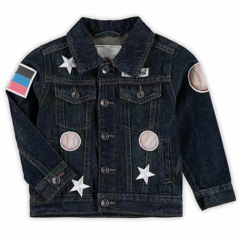 Miami Marlins Toddler Button-Up Denim Jacket