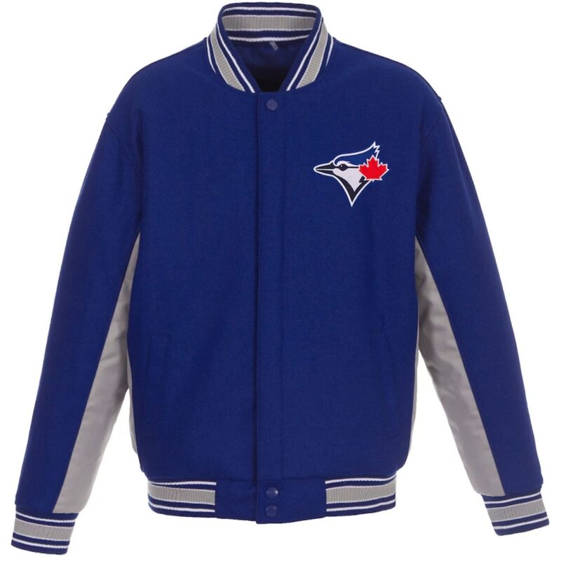 Toronto Blue Jays Accent Varsity Royal Wool Jacket