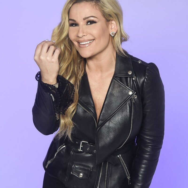 Natalya Neidhart Total Divas Leather Jacket