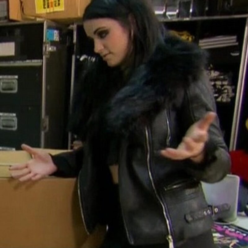 Total Divas Season 3 Saraya Leather Jacket