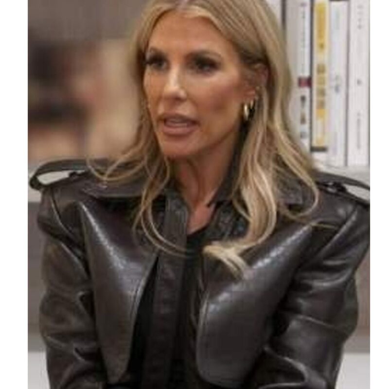 Tracy Tutor Million Dollar Listing LA Leather Jacket