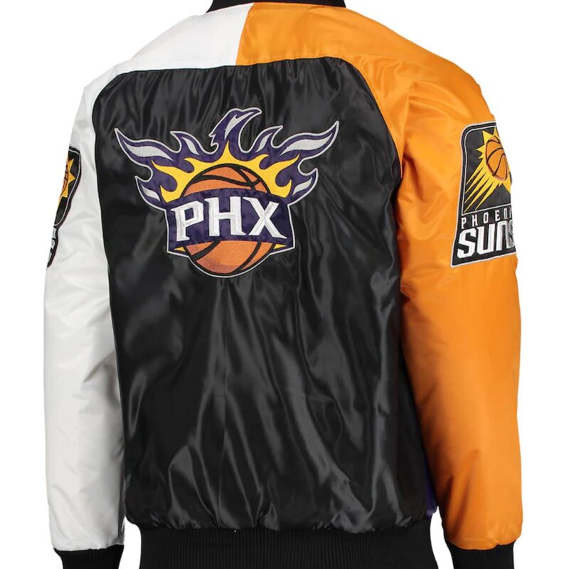 Tricolor Remix Phoenix Suns Purple/Orange/White Jacket