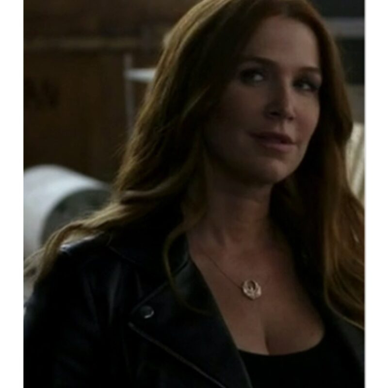 Unforgettable S04 Poppy Montgomery Leather Jacket