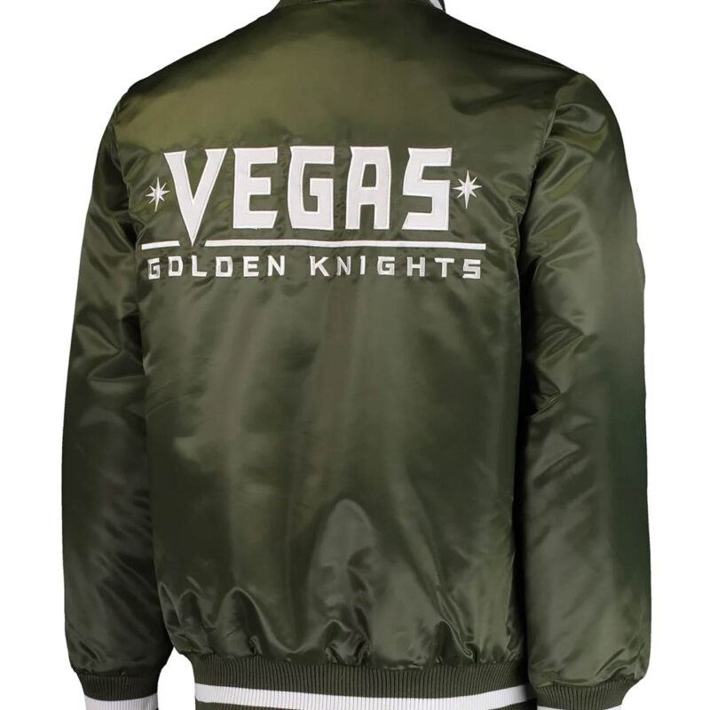 Vegas Golden Knights Green Satin Jacket