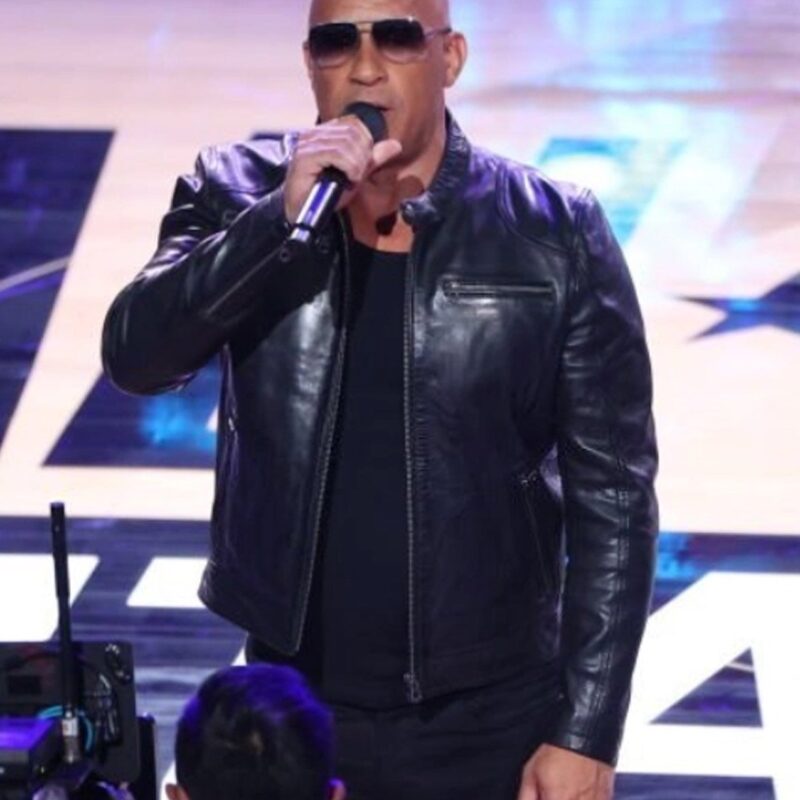 Vin Diesel NBA All Star Leather Jacket