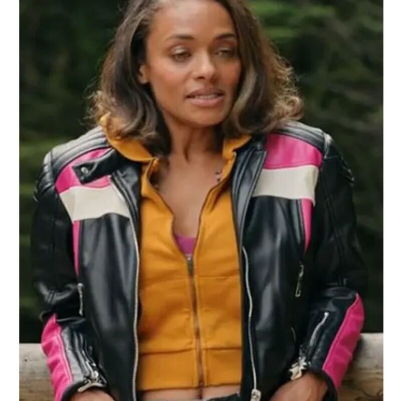 Virgin River S05 Kandyse Mcclure Motorcycle Leather Jacket