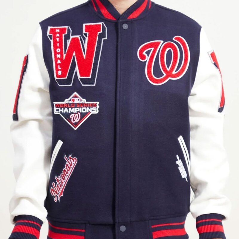 Washington Nationals Mash Up Varsity Jacket
