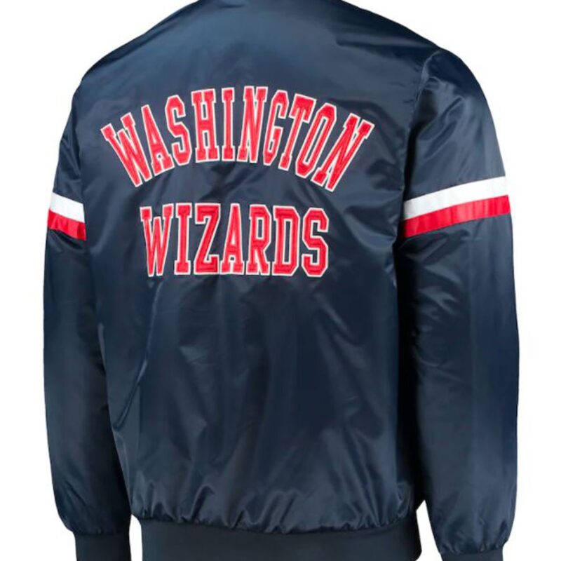 Washington Wizards Blue Bomber Jacket
