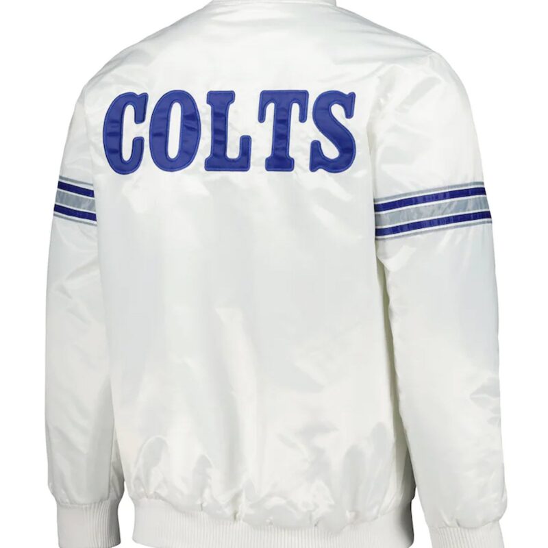 White Indianapolis Colts The Power Forward Jacket