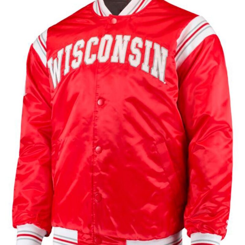 Wisconsin Badgers Red Starter Jacket
