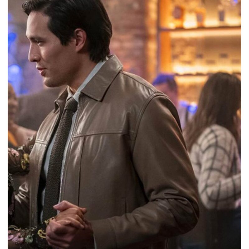 With Love Season 2 Desmond Chiam Leather Jacket