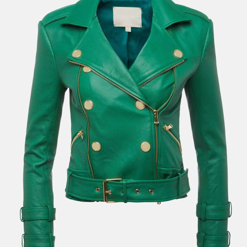 Women’s Billie Belted Leather Jacket