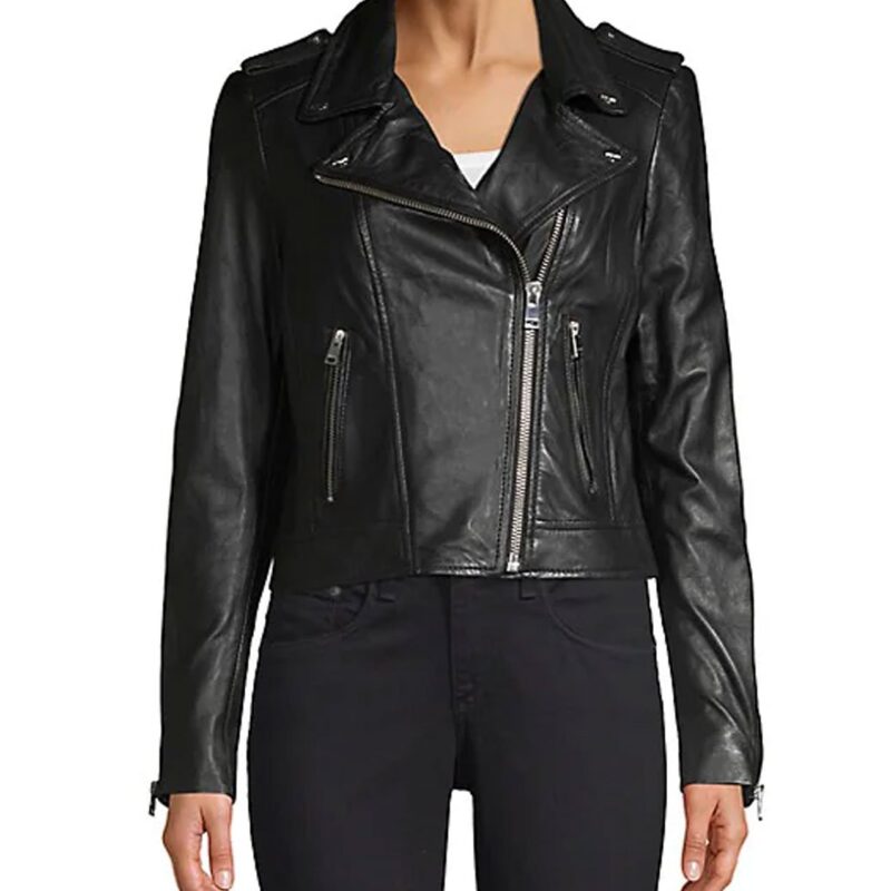 Women’s Donna Leather Biker Jacket