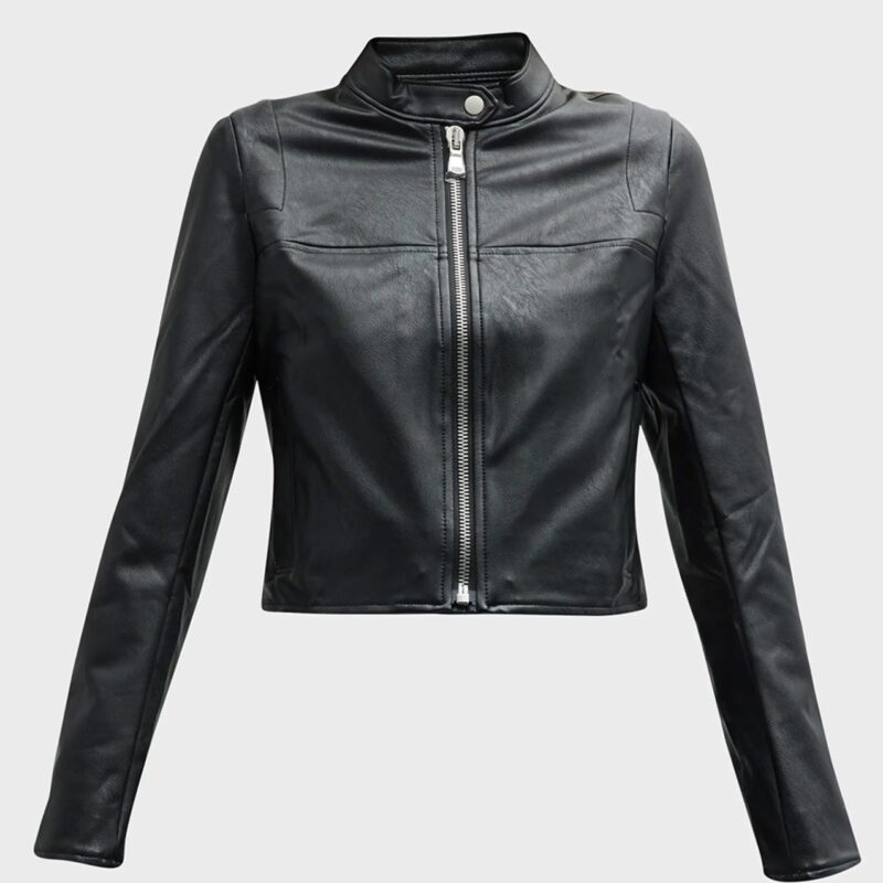 Women’s Like Leather Moto Jacket