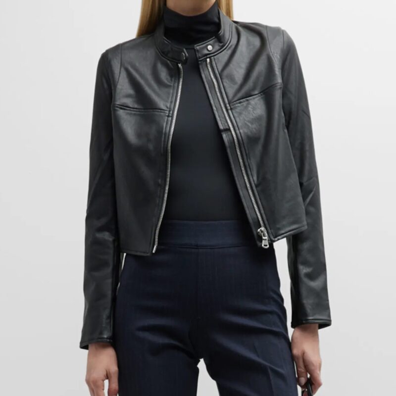 Women’s Like Leather Moto Jacket