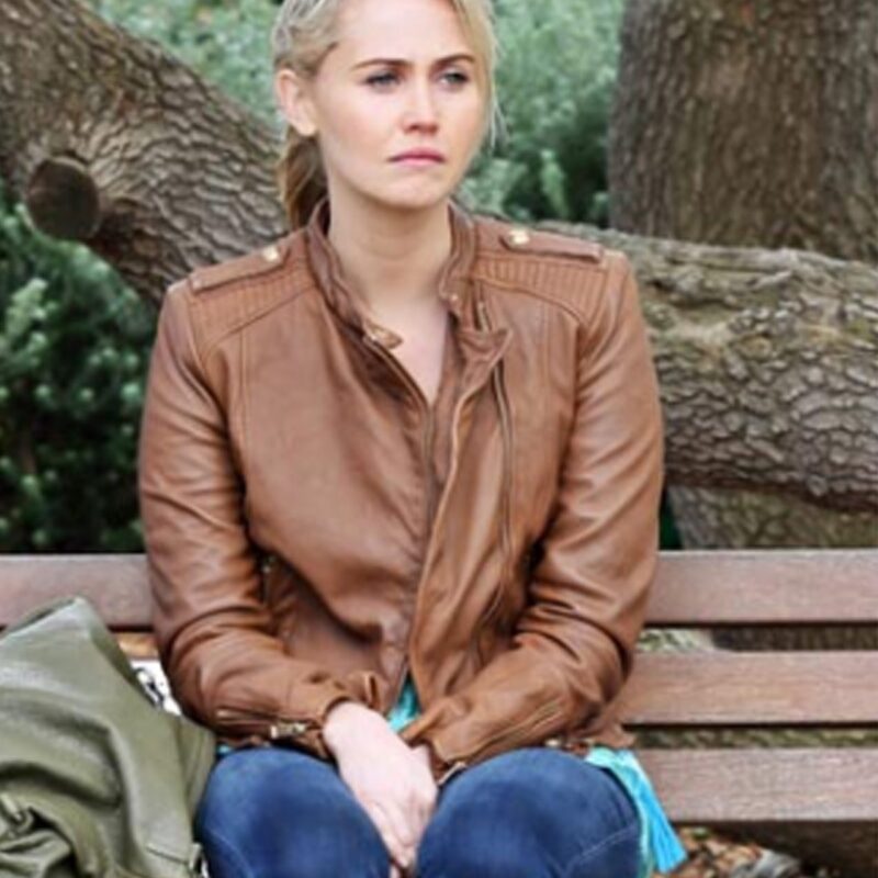 Wonderland Season 3 Anna Bamford Leather Jacket