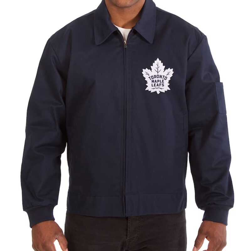Toronto Maple Leafs Workwear Navy Cotton Jacket