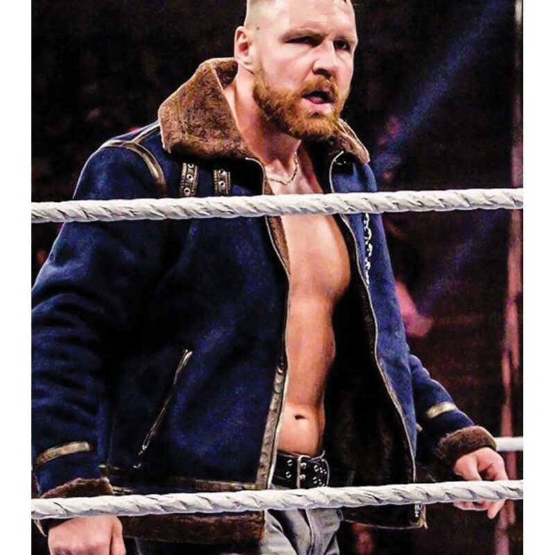 Dean Ambrose Blue Shearling Jacket