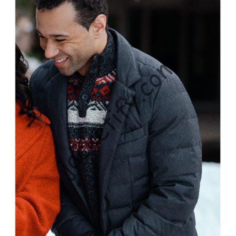 A Christmas Dance Reunion Corbin Bleu Puffer Jacket