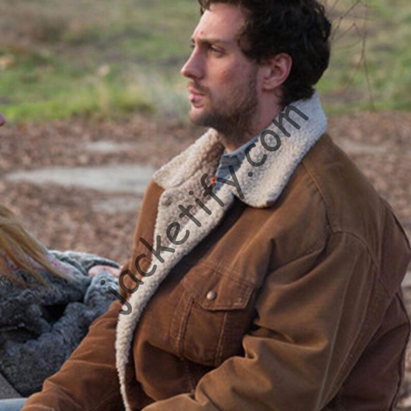 Aaron Taylor Johnson A Million Little Pieces Shearling Jacket