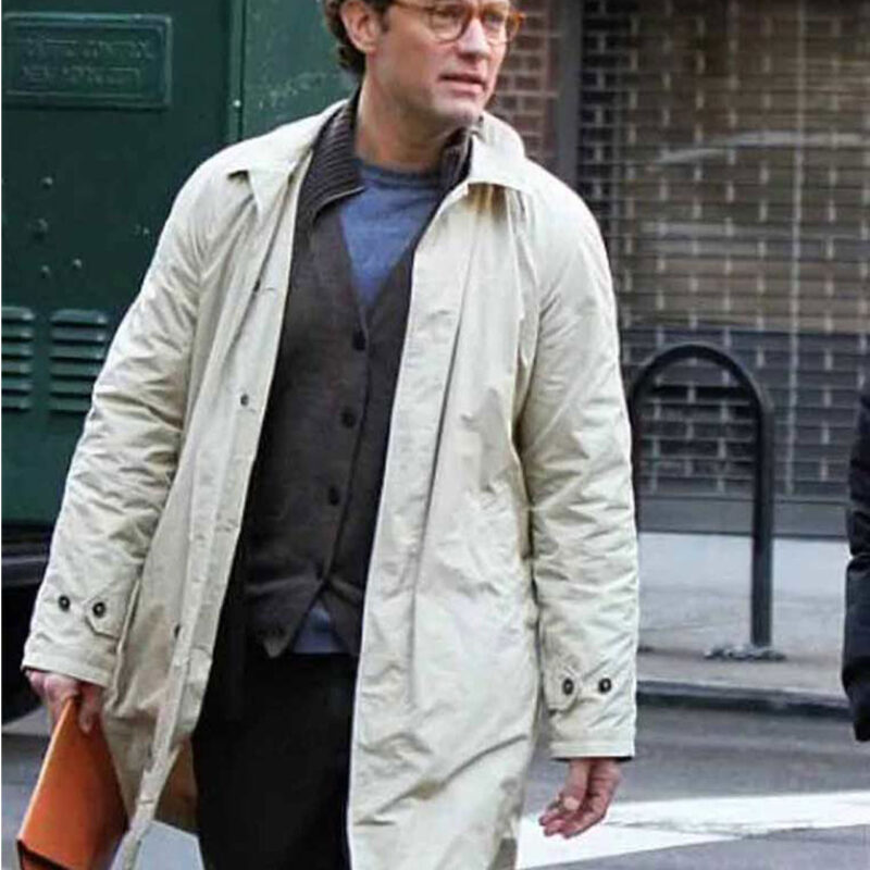 A Rainy Day in New York Jude Law Coat