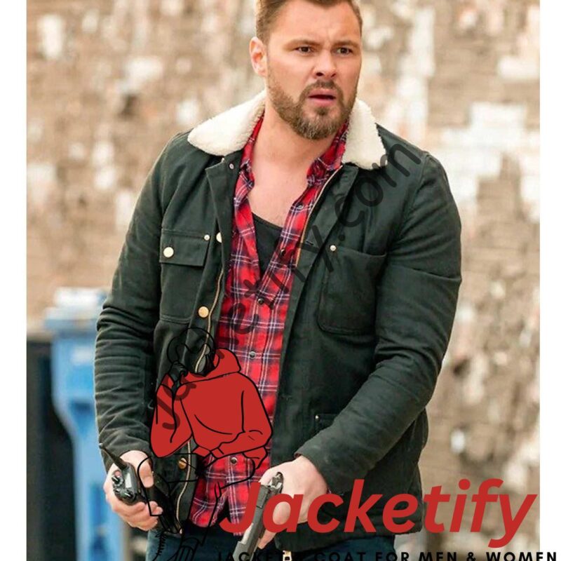 Chicago P.D. Patrick John Flueger Jacket with Fur Collar