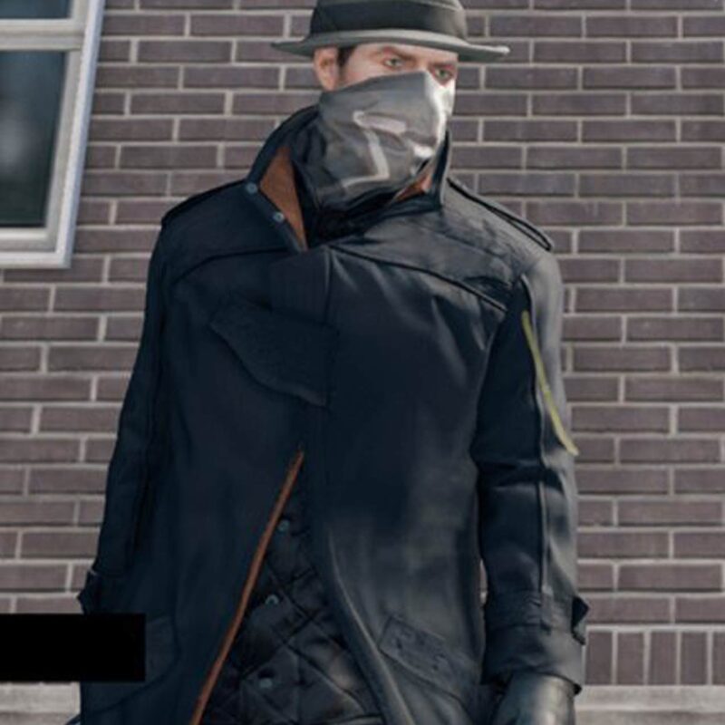 Watch Dogs Alone Leather Coat