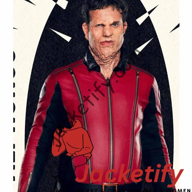 Jake Epstein The Umbrella Academy Season 3 Leather Jacket