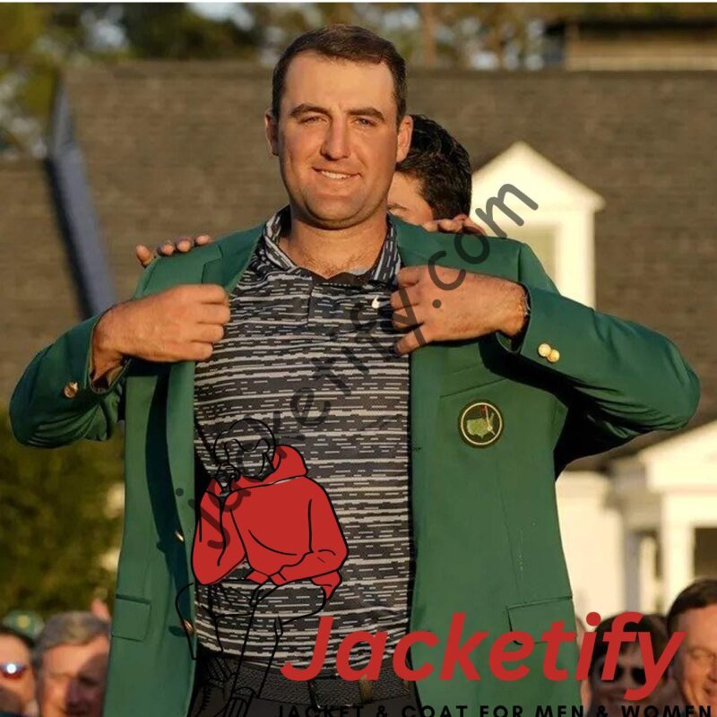 Golfer Scottie Scheffler Green Blazer