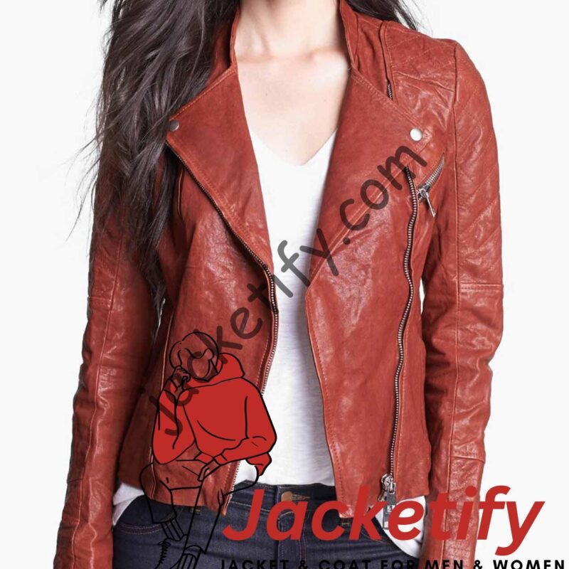 Fifty Shades of Grey Dakota Johnson Brown Leather Jacket